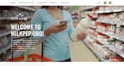 Desktop Screenshot of milkpep.org