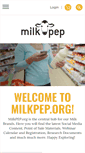Mobile Screenshot of milkpep.org