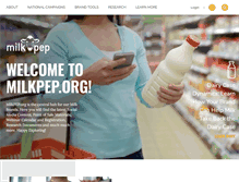 Tablet Screenshot of milkpep.org